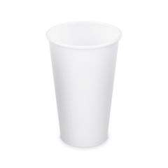 Papírový kelímek bílý Ø90mm 510ml `XL: 0,4L/16oz` [10 ks]