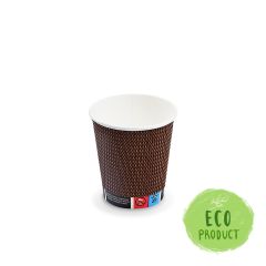 Papierový pohár (PAP/PE) PREMIUM Ø80mm 280ml `0,2L/8oz/M` [25 ks]