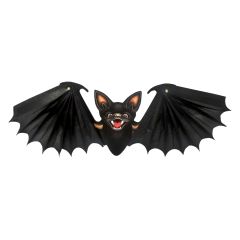 JUNIOR  Papírová dekorace 61x23 cm Halloween - Netopýr