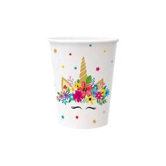 Papírový kelímek PAW Eco 250 ml Unicorn Party / 10 ks