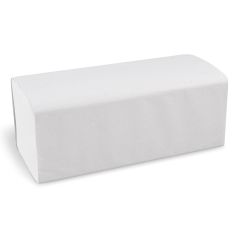 Papírový ručník (FSC Mix) ZZ skládaný V 2vrstvý bílý 25 x 21 cm [3200 ks]