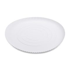 Papírový talíř hluboký bílý O34cm [50 ks]