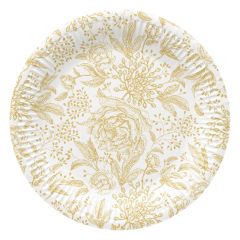 Papírový talíř PAW Eco 23 cm Rose Peonies / 8 ks