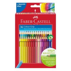 Faber Castell  Pastelky akvarelové Faber-Castell Colour Grip sada 36 ks