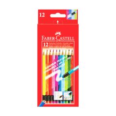 Faber Castell  Pastelky Faber-Castell gumovatelné 12 fareb