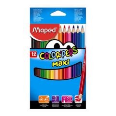 Pastelky MAPED COLORPEPS Maxi hrubé 12ks