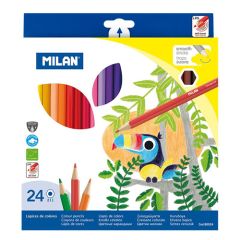 Milan  Pastelky MILAN šestihranné 24 ks