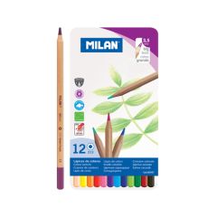 Milan  Pastelky MILAN šestihranné 3,3mm / 12ks metal box