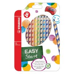 Pastelky trojhranné STABILO EASYcolors pro praváky 12 ks