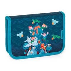 Penál 1-posch. BagMaster LUMI 24 E - Kocková říše