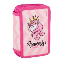 Penál 3-patrový/plný SPIRIT - Princess Unicorn