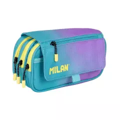 Penál 3-patrový s vrchní klopou MILAN prázdný - séria Sunset