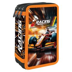 Penál plný - 3 patra, 43 kusů JUNIOR S8 - Racing Team