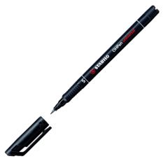 Stabilo  Permanentný popisovač, 0,4 mm, STABILO OHPen universal, čierny