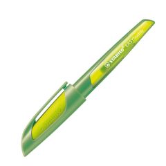Pero bombičkové STABILO EASYbuddy - lime / green M, modrá náplň