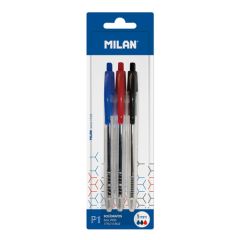 Milan  Pero kuličkové MILAN P1 1,0 mm - sada 3 ks