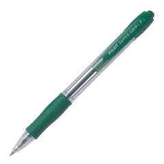 Pero kuličkové PILOT Super Grip 0,7 mm - zelená náplň