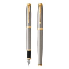 Parker  Pero plníci PARKER IM Brushed Metal GT -F-