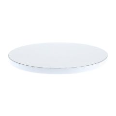 Pevný kulatý dortový podnos průměr 35 cm / tloušťka 12 mm - bílý
