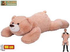 Plush Friends medvěd plyšový 100cm ležící 0m+