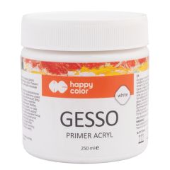 Podkladový šeps Happy Color GESSO acrylic 250 ml - bílá
