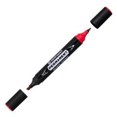 Popisovač CENTROPEN 1666 oboustranný - červený