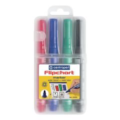 Popisovač CENTROPEN 8550/4 flipchart sada