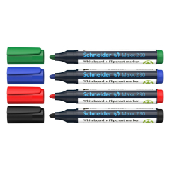 SCHNEIDER  Popisovač na tabuli Schneider Maxx 290 originál - sada 4 kusů