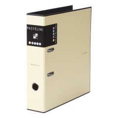 Pastelini  Pořadač pákový PASTELINI A4 70 mm, 
žlutý
