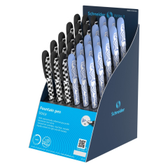SCHNEIDER  Prezentační stojan Plnicí pero Schneider Voice 30 ks - modrá náplň