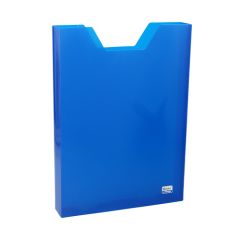 Přihrádka do školní tašky 23x32x4 cm, transparentní modrá