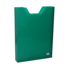 Přihrádka do školní tašky 23x32x4 cm, transparentní zelená