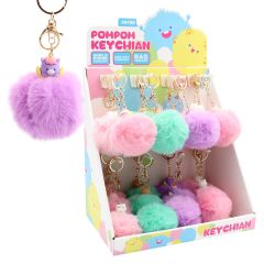 Přívěsek na klíče / přívěsek JUNIOR PomPom (mix barev)