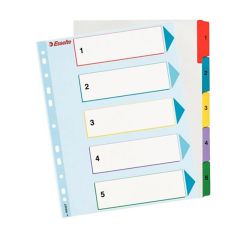 ESSELTE  Registr, přepisovatelný, A4, 1-5