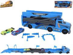 Roadblasters tahač aut 28-76cm volný chod s auty 2ks a vystřelovačem aut v krabičce