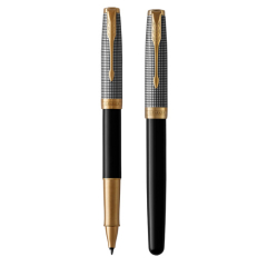 Parker  Roller PARKER Sonnet Silver & Black GT -F- black