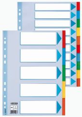ESSELTE  Rozřazovače Esselte KRABICE 5-dílný