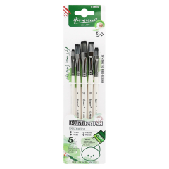 JUNIOR  Sada plochých štětců (5 ks) na blistru