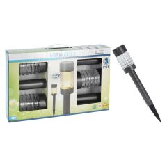 Sada solárních svítidel pro zapíchnutí do země