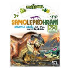 JM  Samolepková knížka - Samolepkohraní, Dinosaury