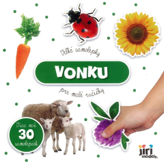 Samolepková knížka - Venku (velké samolepky pro malé ručičky)