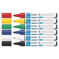 SCHNEIDER  Schneider Paint-It 320 Akrylový popisovač 4 mm - sada 6 ks V1