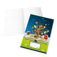 JUNIOR  Sešit A4, 20 listový - čtverečkovaný 4210