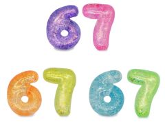 Six Seven strečová čísla sugar 10cm 2ks 3barvy v sáčku 12ks v DBX