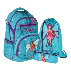 SPIRIT  Školní batoh - 3-dílný set ZERO - Fairy