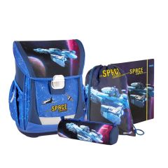 SPIRIT  Školní batoh - 4-dílný set COOL - Space