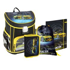 SPIRIT  Školní batoh - 4-dílný set VISION - Racer