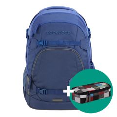 Školský ruksak coocazoo MATE, All Blue, certifikát AGR