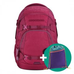Školní batoh coocazoo MATE, Berry Boost, certifikát AGR