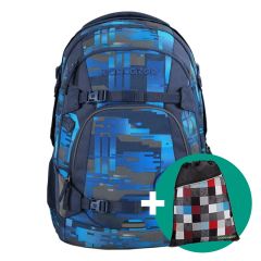 Školní batoh coocazoo MATE, Deep Matrix, certifikát AGR